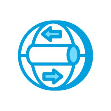 IP Güvenlik simgesi vektörde. Logotype