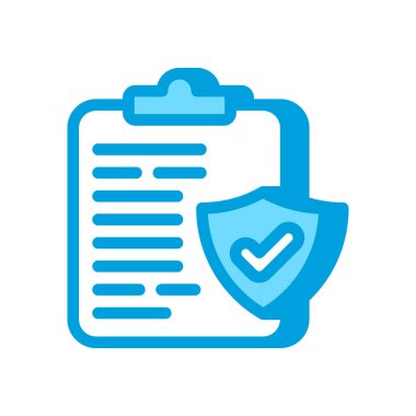 Güvenlik Politikası ikonu. Logotype