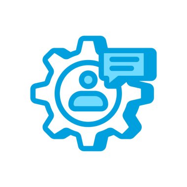 Vektör olarak Yönetim Danışmanlığı simgesi. Logotype