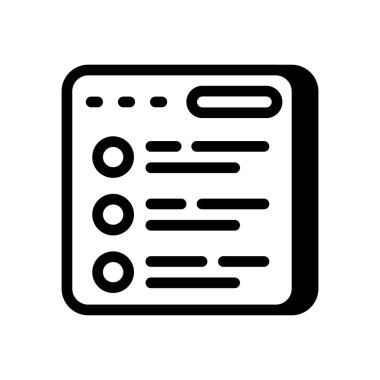 Vektör olarak Sonuç simgesini ara. Logotype