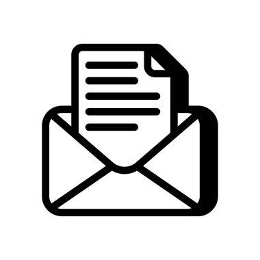 Haber Harfi simgesi vektörü. Logotype