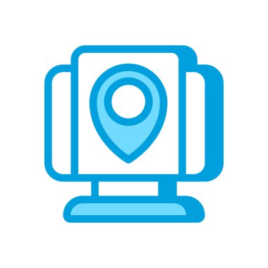 IP adresi simgesi vektörde. Logotype