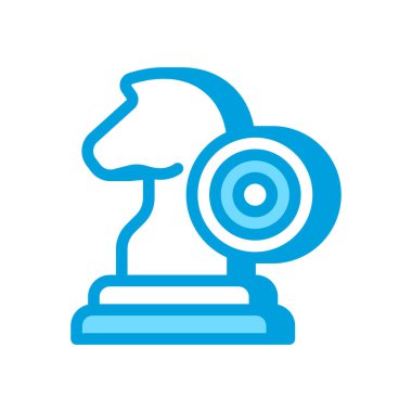 Strateji Hedefleri vektör simgesi. Logotype