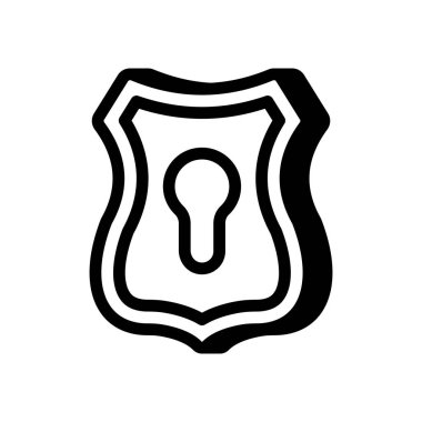 Vektör olarak güvenlik simgesi. Logotype