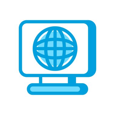 Vektör olarak web simgesi. Logotype