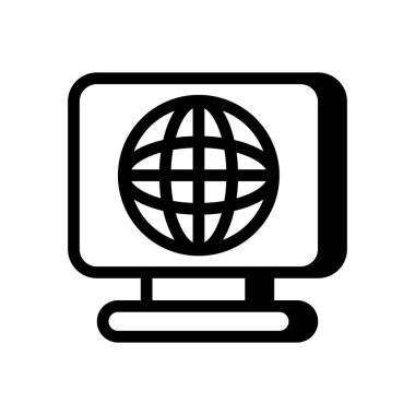 Vektör olarak web simgesi. Logotype