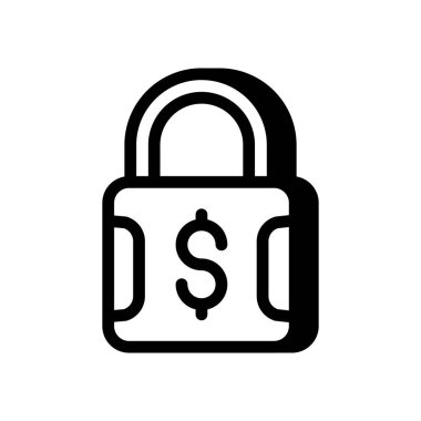 Vektör olarak korunan para simgesi. Logotype