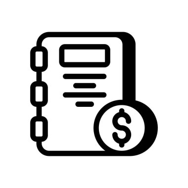 Vektör olarak muhasebe simgesi. Logotype