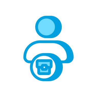 Vektör olarak çalışan simgesi. Logotype