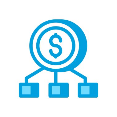 Bütçe simgesi vektörde. Logotype