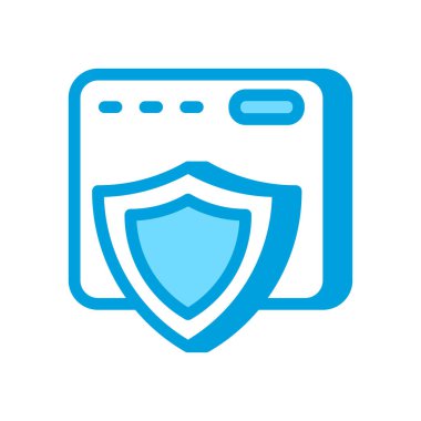 Çevrimiçi Bankacılık Güvenliği simgesi. Logotype