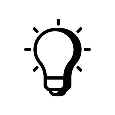 Vektör içinde fikir simgesi. Logotype