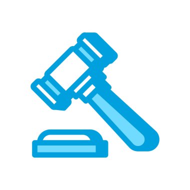 Açık arttırma simgesi vektörde. Logotype