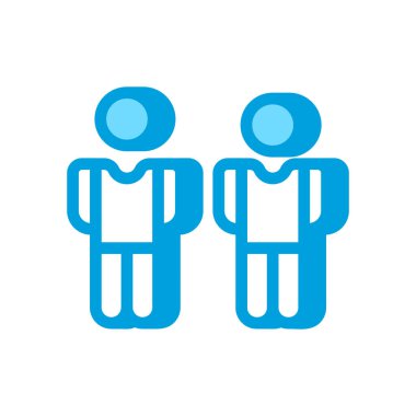 Takım çalışması simgesi vektörde. Logotype