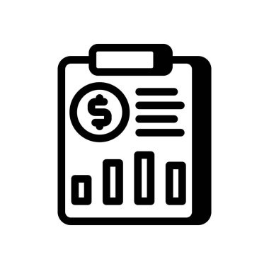 Vektör olarak yıllık rapor simgesi. Logotype