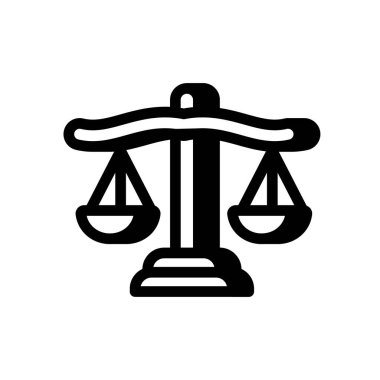 Vektör olarak kanun simgesi. Logotype