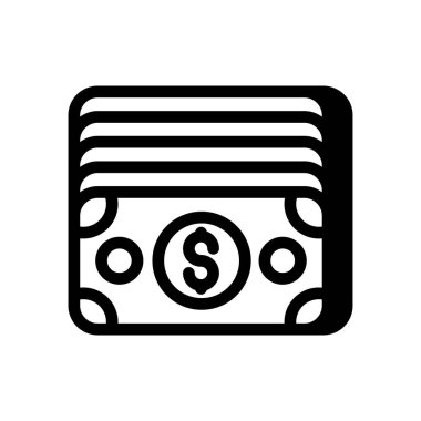 Para ikonu vektör olarak. Logotype