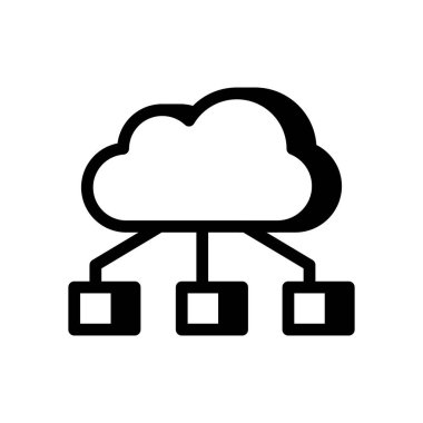 Vektör olarak büyük veri simgesi. Logotype