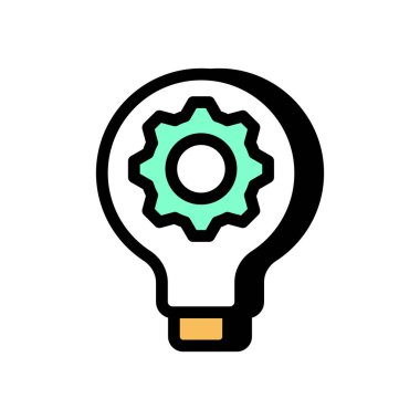 Vektör içinde yenilik simgesi. Logotype