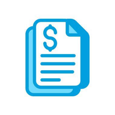 Vektör içinde fatura simgesi. Logotype