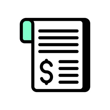 Stok Ayrıntıları simgesi vektörde. Logotype