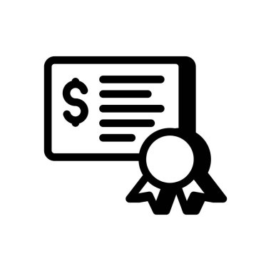 Vektör olarak Bond ödülü simgesi. Logotype