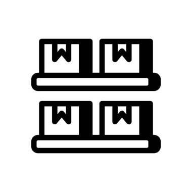 Vektör olarak envanter simgesi. Logotype