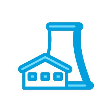 Vektör olarak fabrika simgesi. Logotype