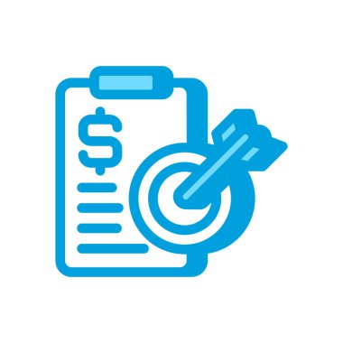 Objective icon in vector. Logotype