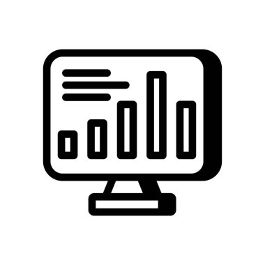 Vektör olarak borsa simgesi. Logotype