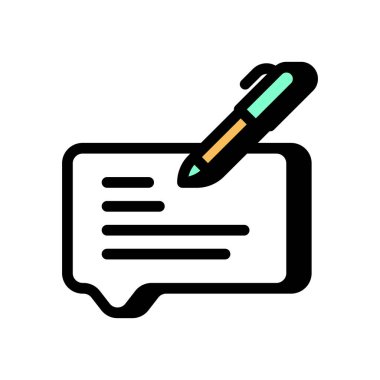 Vektör olarak etiket çizgisi simgesi. Logotype