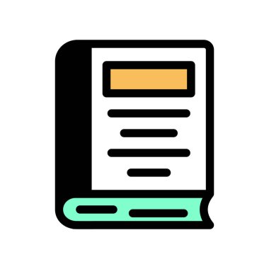 Eğitim ikonu vektör olarak. Logotype