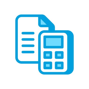 Vektör olarak muhasebe simgesi. Logotype