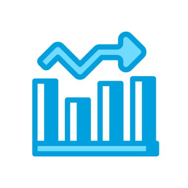 Vektör olarak büyük grafik simgesi. Logotype