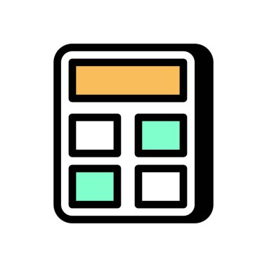 Vektör içinde hesap simgesi. Logotype