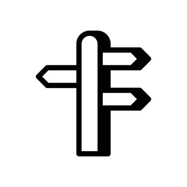 Vektör olarak belirsizlik simgesi. Logotype