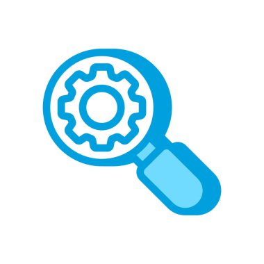 Vektör olarak optimizasyon simgesi. Logotype