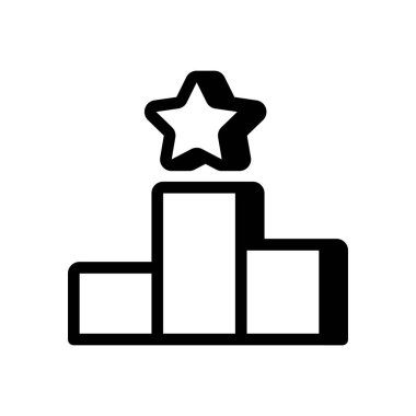 Vektör olarak kazanma simgesi. Logotype