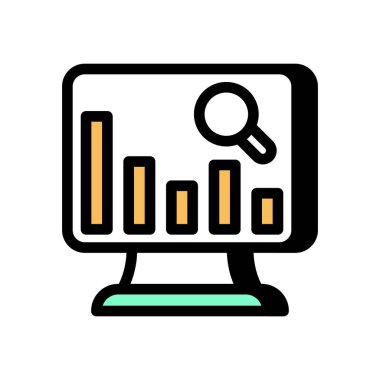 Çevrimiçi Kaynak Grafik simgesi vektörü. Logotype