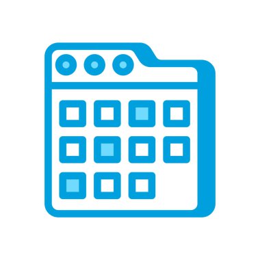 Tablolar vektör simgesini gösterir. Logotype