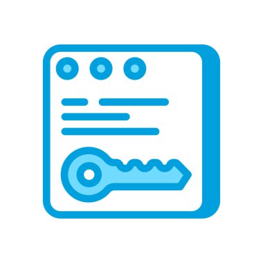 Anahtar Kelimeler Sayfa simgesi vektör. Logotype