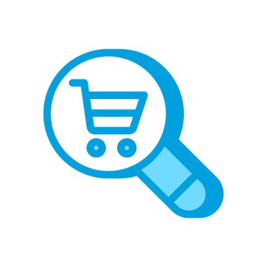 E-ticaret Analitik ikonu vektörde. Logotype