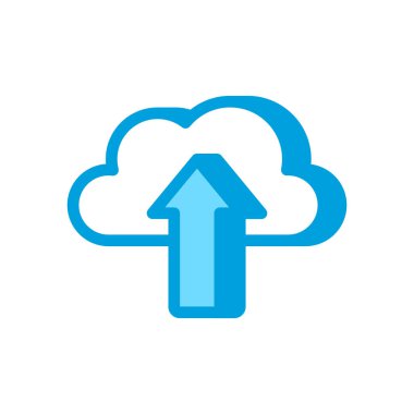 Data Upload icon in vector. Logotype