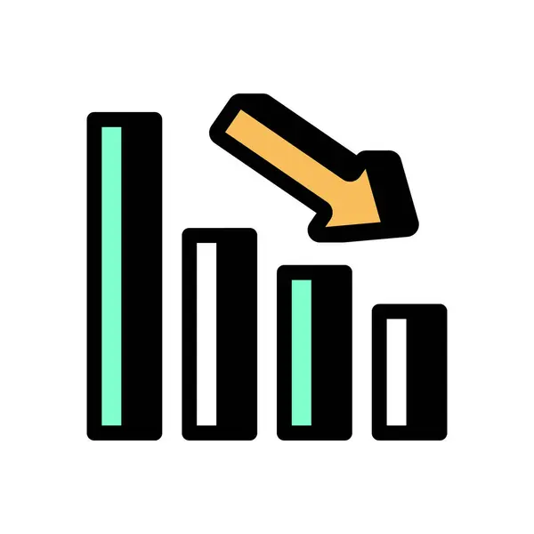 Decrease Icon Vector Logotype