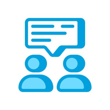 İletişim simgesi vektörde. Logotype