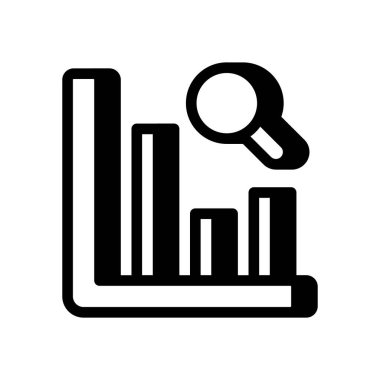 Veri Analitik simgesi vektörde. logotype