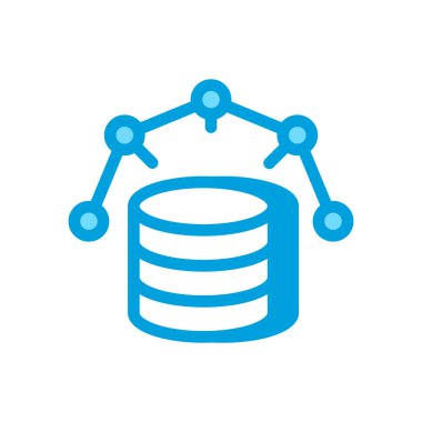 Vektör olarak büyük veri simgesi. Logotype