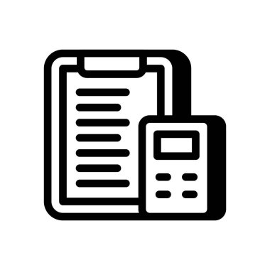 Bütçe simgesi vektörde. Logotype