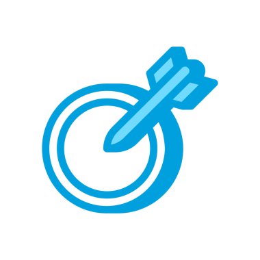 Goal icon in vector. Logotype