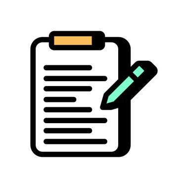 Evaluation icon in vector. Logotype